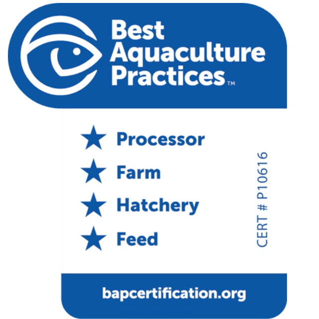 BAP 4-star certification — Best Aquaculture Practices